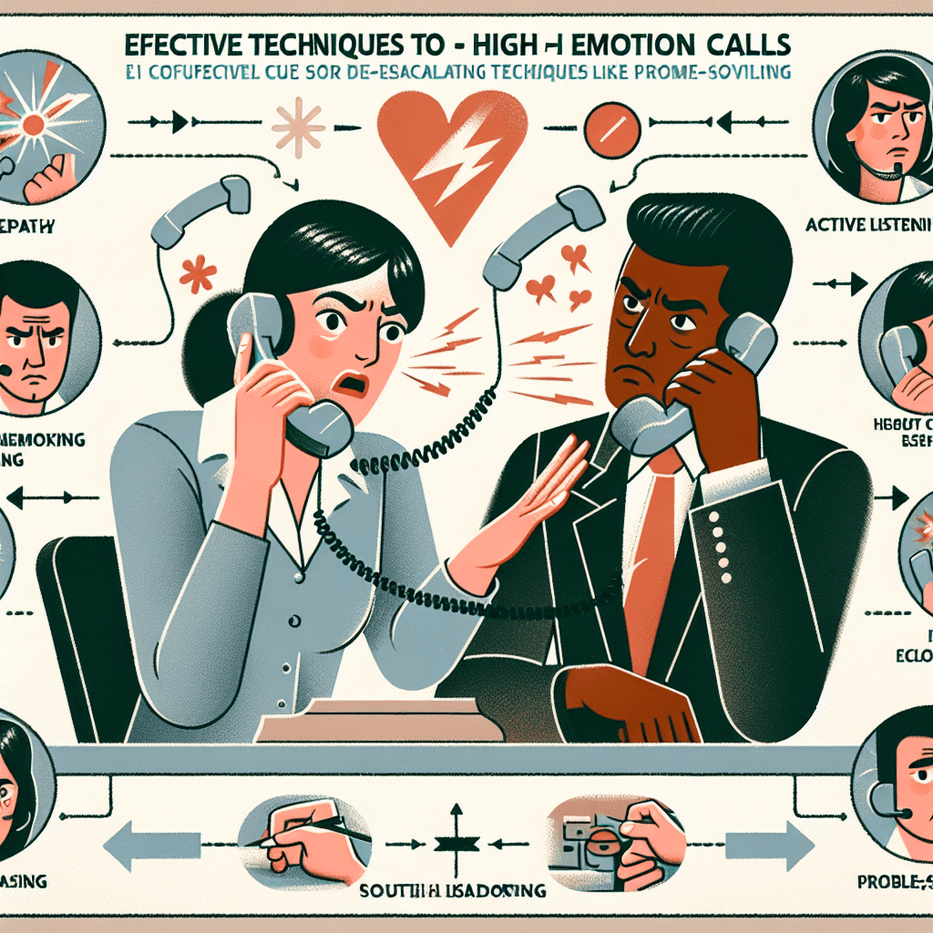 Mastering High Emotion Calls: Techniques for De-escalating Tense Interactions