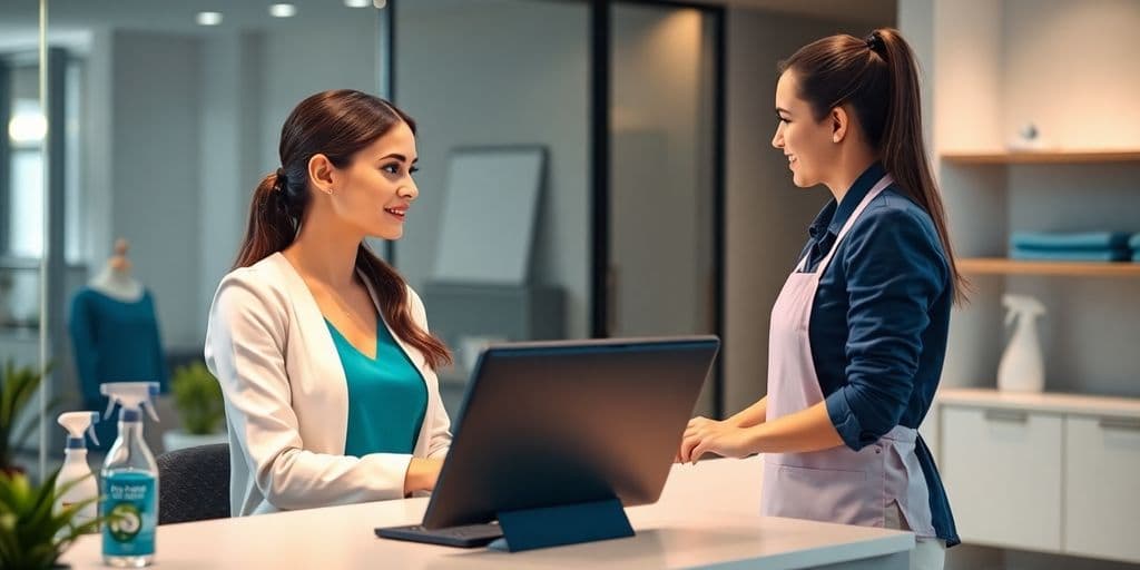 AI Receptionist for Cleaning Services